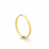 Aliança em Ouro Amarelo 18k Confort Lisa 2mm