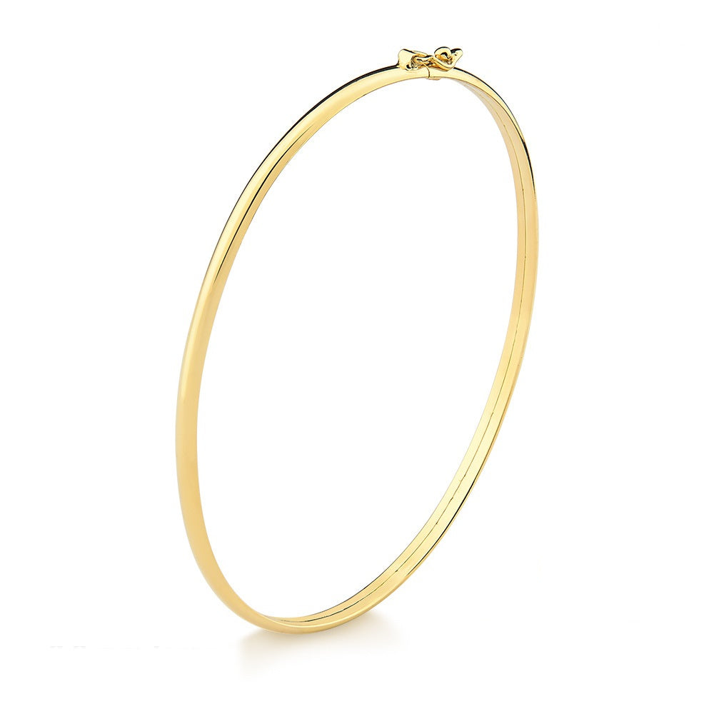 Pulseira em Ouro 18k Bracelete meia cana