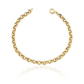 Pulseira Ouro 18k Elo Português 19,5cm