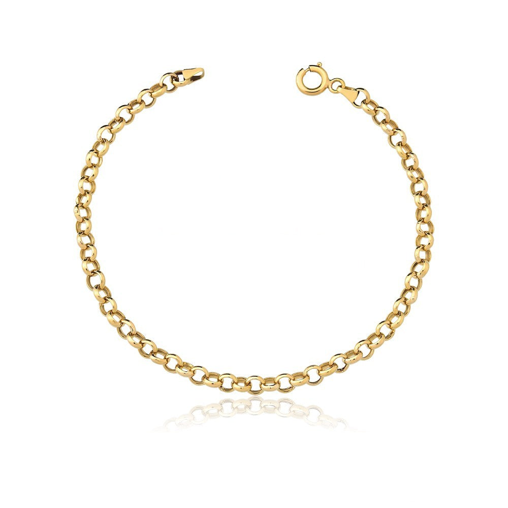 Pulseira Ouro 18k Elo Português 20cm