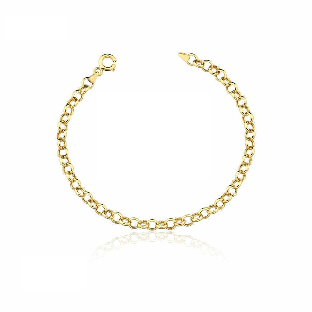 Pulseira em Ouro 18k Elos Portugueses 18cm