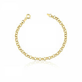 Pulseira em Ouro 18k Elos Portugueses 18cm