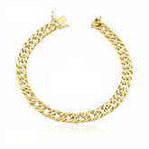 Pulseira em Ouro 18k,  Elo Groumet Duplo 20cm