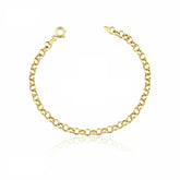 Pulseira em Ouro 18k Elos Portugueses 19cm